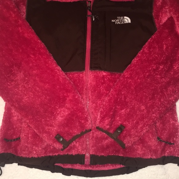 North Face Pink Fuzzy Jacket - Picture 3 of 4